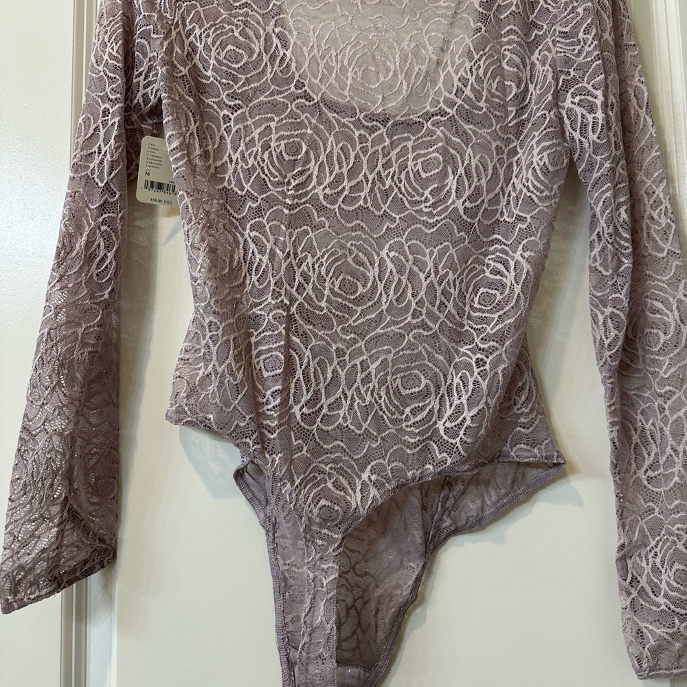 Free people intimately lace thong bodysuit NWT - Picture 2 of 4